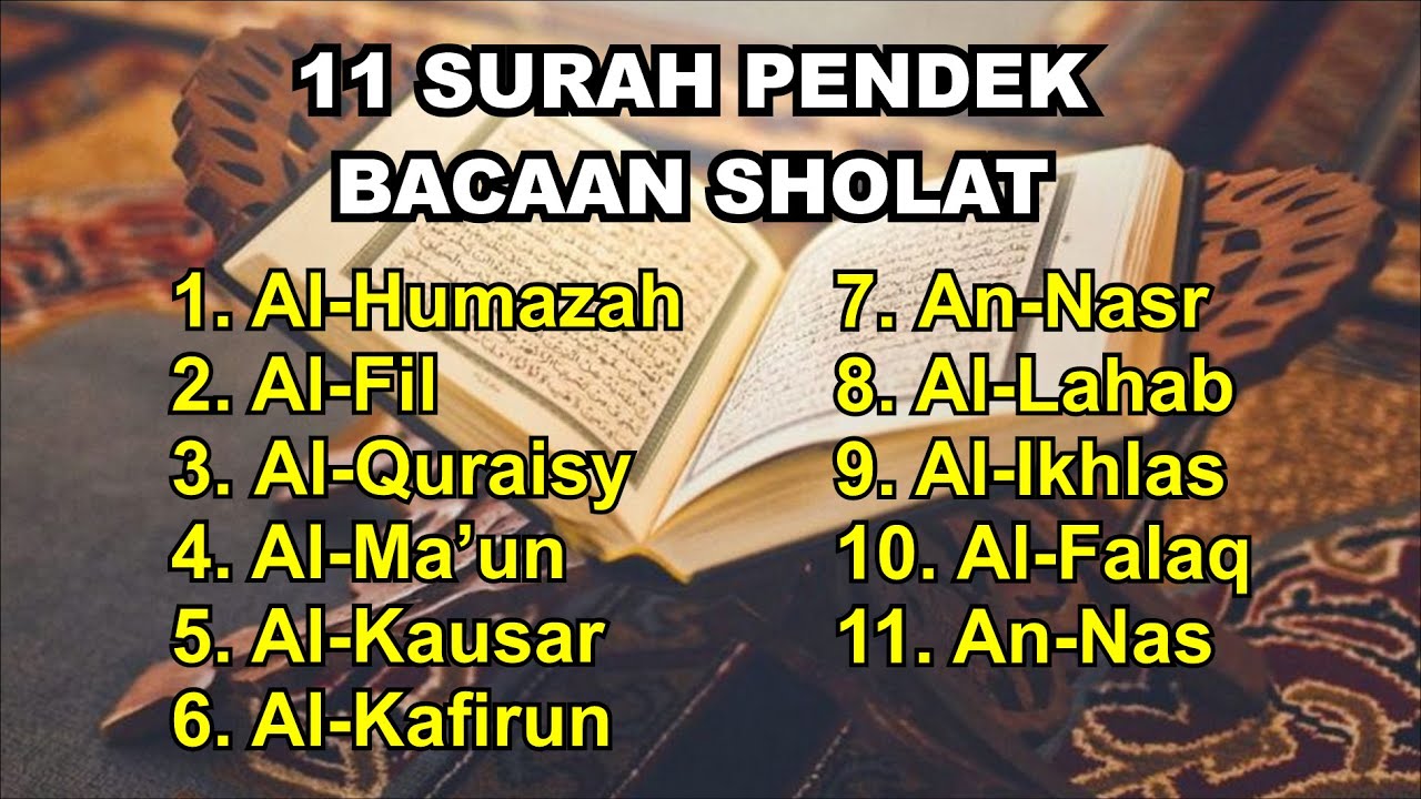 Detail Bacaan Surat Pendek Sholat Nomer 45