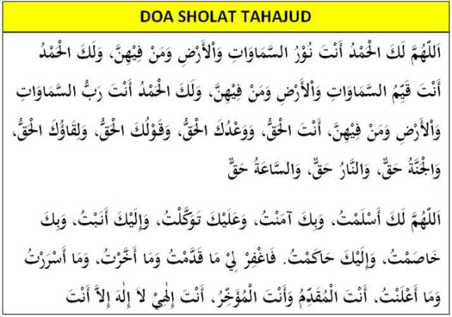 Detail Bacaan Surat Setelah Sholat Tahajud Nomer 25