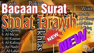 Detail Bacaan Surat Shalat Tarawih Nomer 52