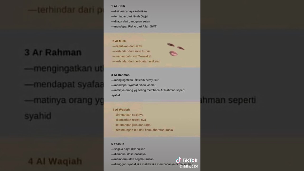 Detail Bacaan Surat Yasin Ar Rahman Waqiah Al Mulk Nomer 51