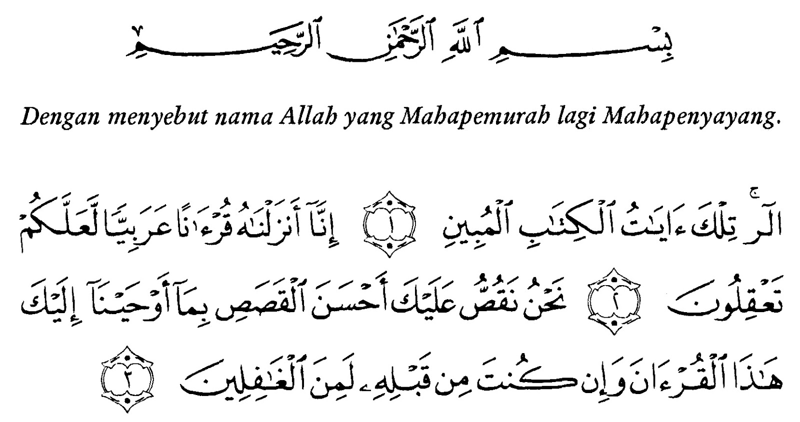 Detail Bacaan Surat Yusuf Ayat 4 Nomer 25