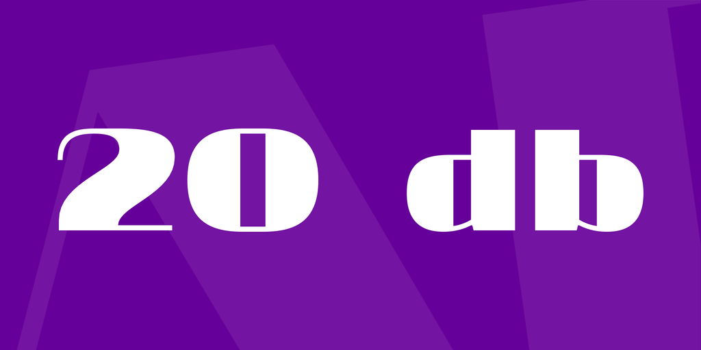 Detail Db Font Nomer 4