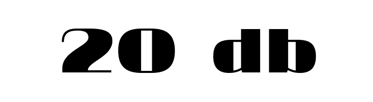 Detail Db Font Nomer 6