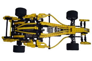 Detail Formel 1 Gelbes Auto Nomer 22