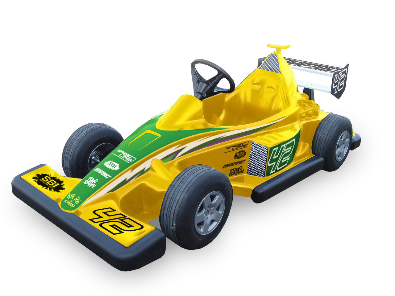 Detail Formel 1 Gelbes Auto Nomer 4