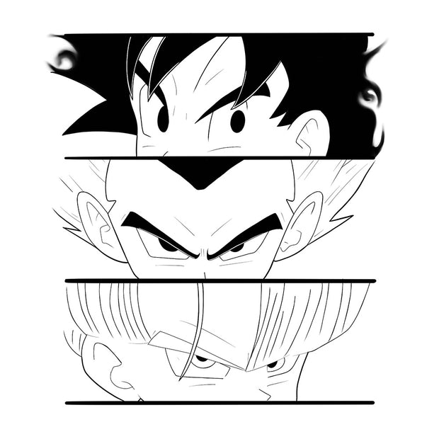 Detail Gotenks Lineart Nomer 16