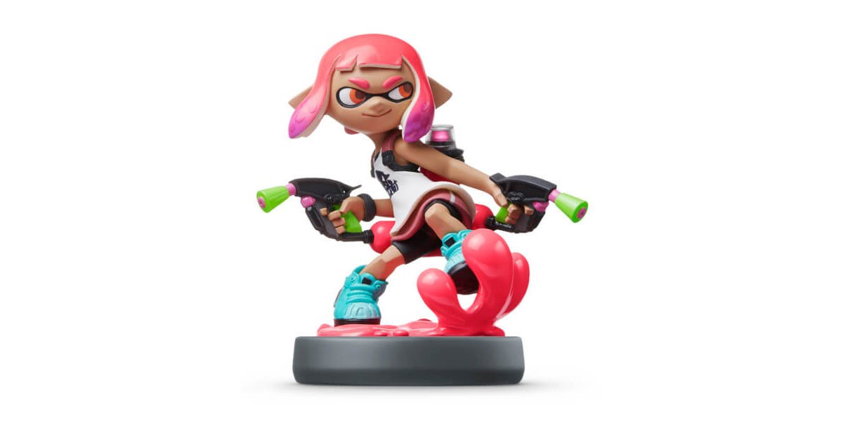 Detail Inkling Squid Amiibo Splatoon 2 Nomer 13