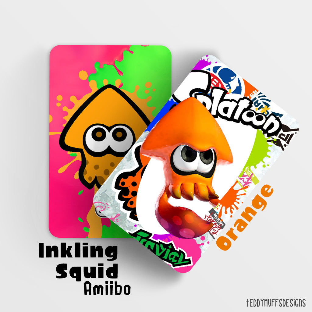 Detail Inkling Squid Amiibo Splatoon 2 Nomer 17