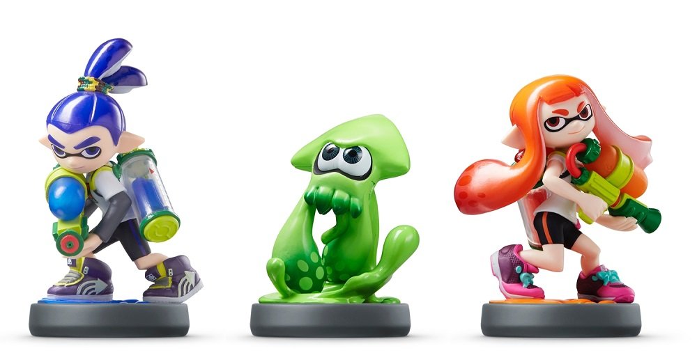 Detail Inkling Squid Amiibo Splatoon 2 Nomer 25