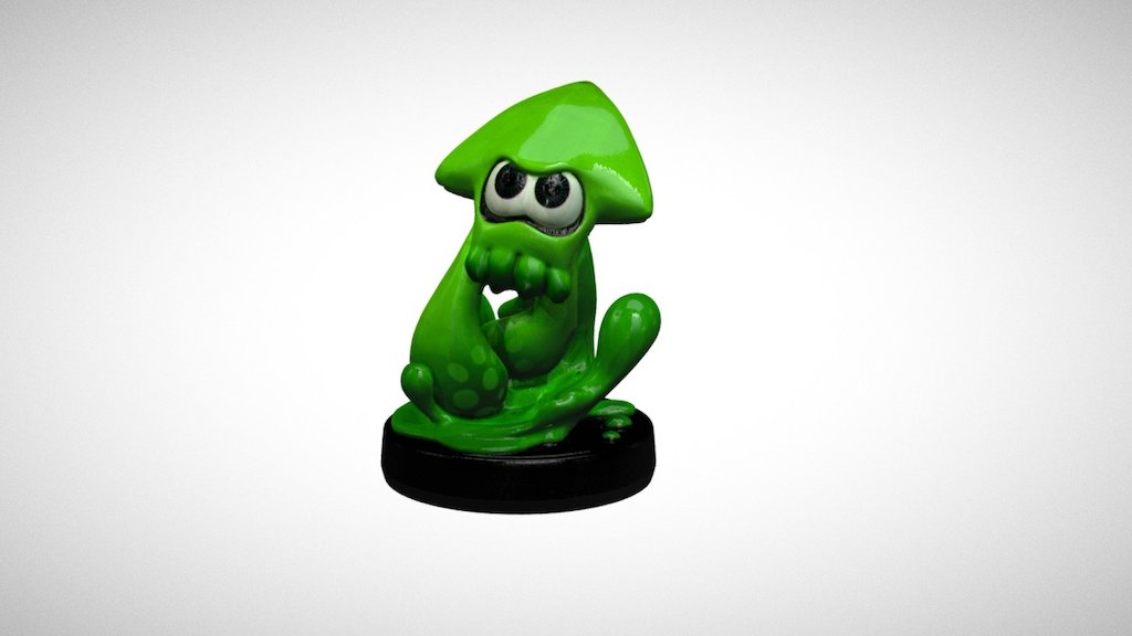 Detail Inkling Squid Amiibo Splatoon 2 Nomer 26