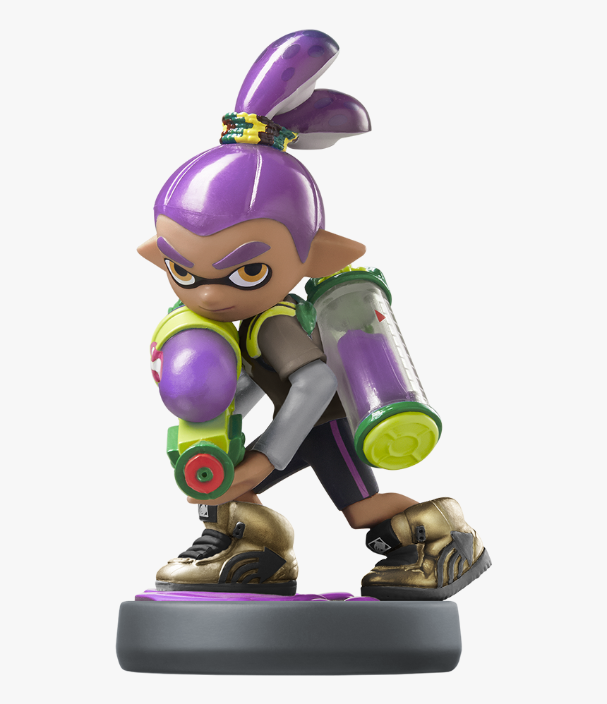 Detail Inkling Squid Amiibo Splatoon 2 Nomer 5