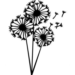 Detail Silhouette Pusteblume Clipart Nomer 17