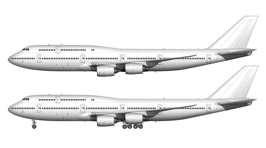 Detail Airplane Side View Drawing Nomer 9