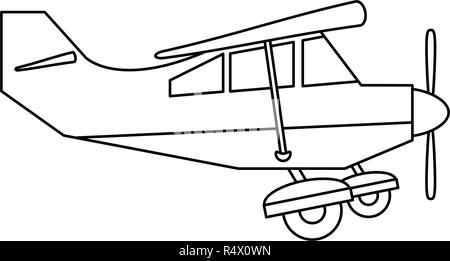 Detail Airplane Side View Drawing Nomer 20