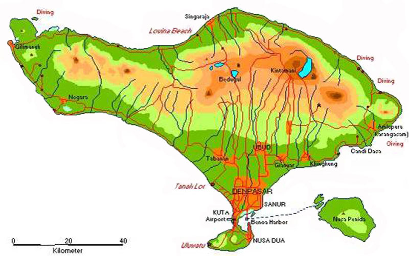 Detail Bali Map Nomer 17
