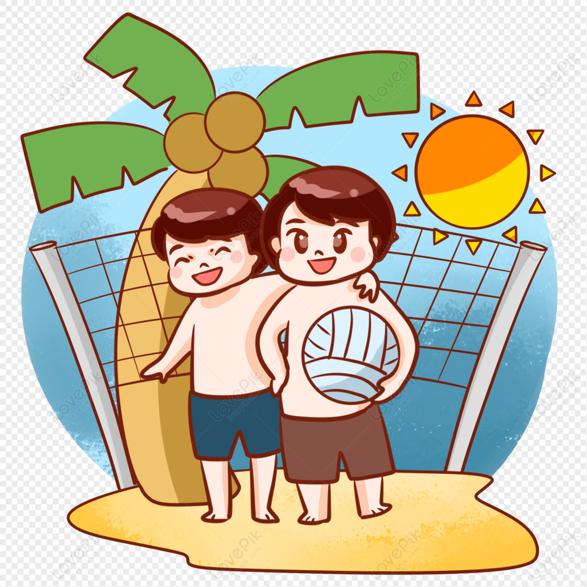 Detail Beachvolleyball Comic Nomer 18