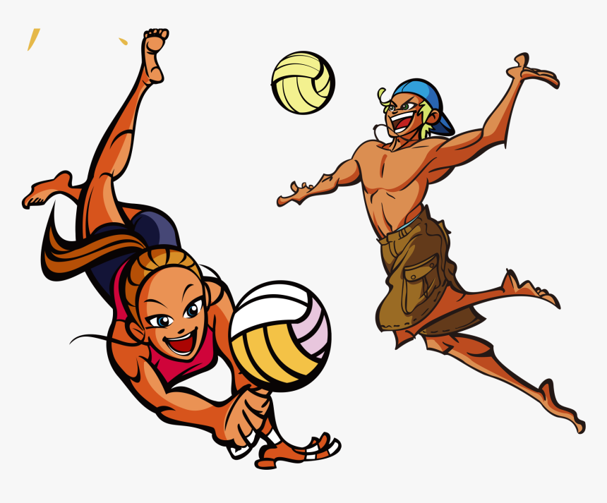 Detail Beachvolleyball Comic Nomer 5