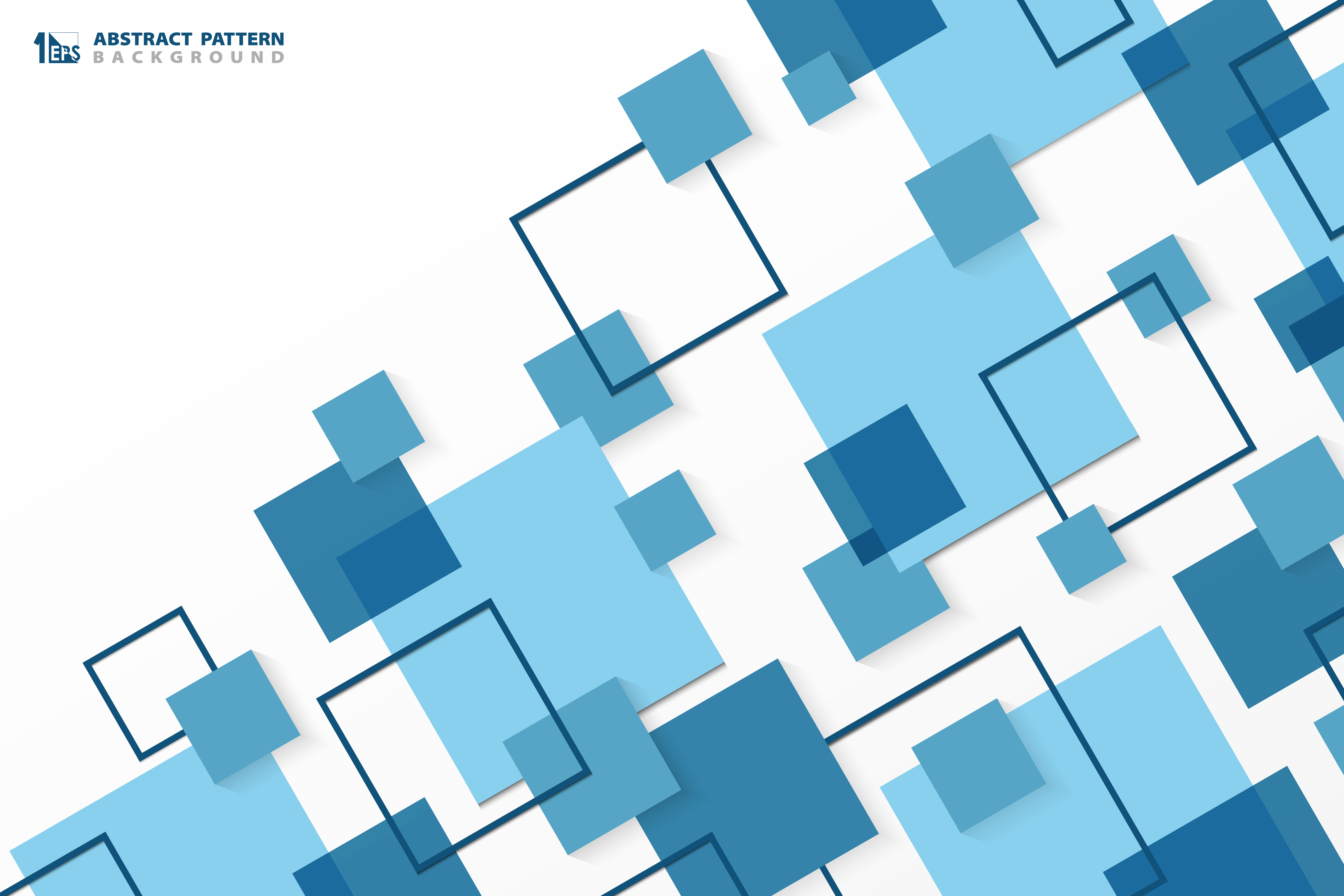 Detail Blue Geometric Pattern Nomer 11