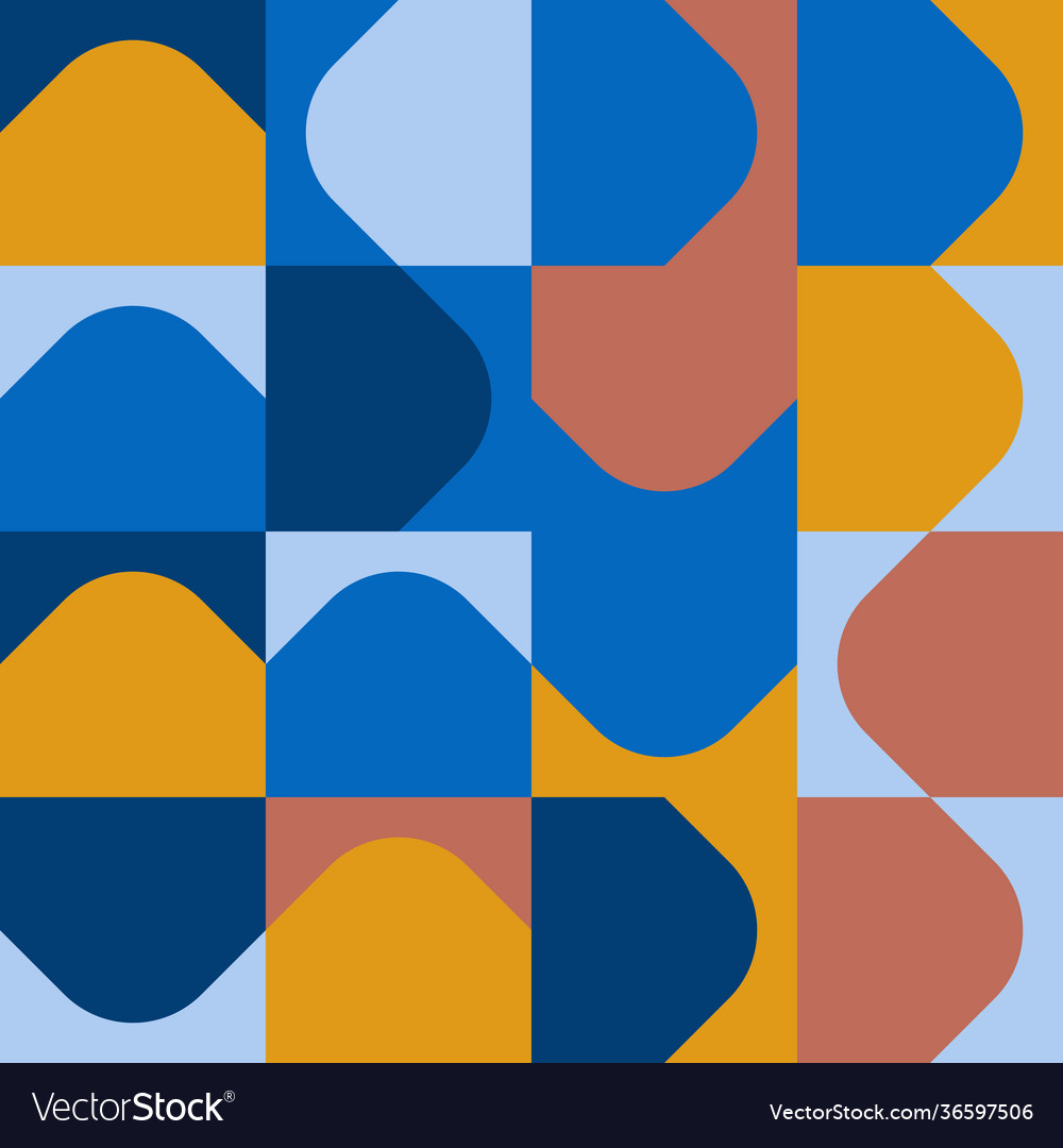 Detail Blue Geometric Pattern Nomer 12