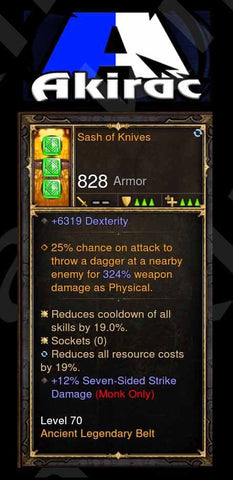 Detail Diablo 3 Sash Of Knives Nomer 5