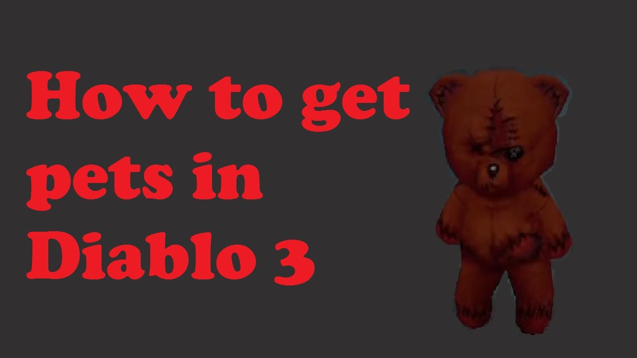 Detail Diablo 3 Teddy Bear Pet Nomer 12