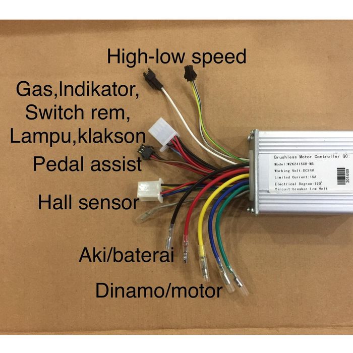 Detail Diagram Controller Sepeda Listrik Nomer 16