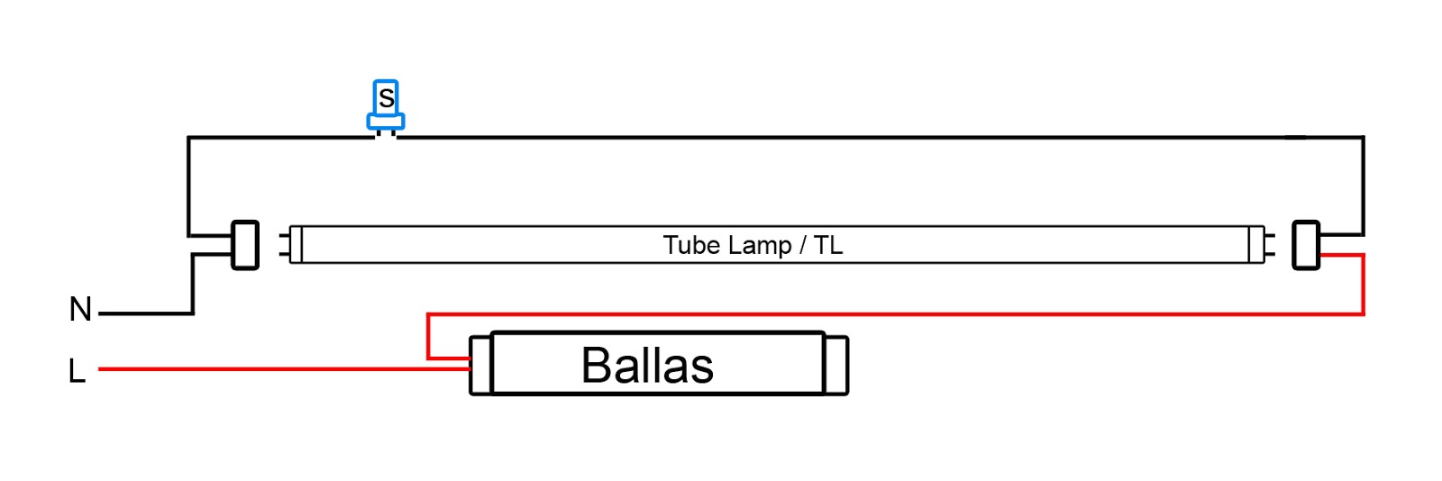 Detail Diagram Lampu Tl Nomer 13