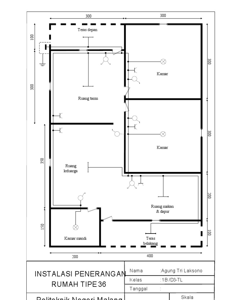 Detail Diagram Pengawatan Instalasi Listrik Rumah Nomer 25