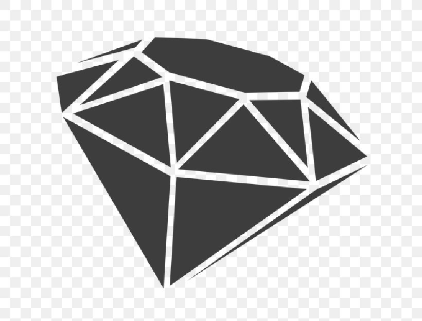 Detail Diamond Clipart Black And White Nomer 25