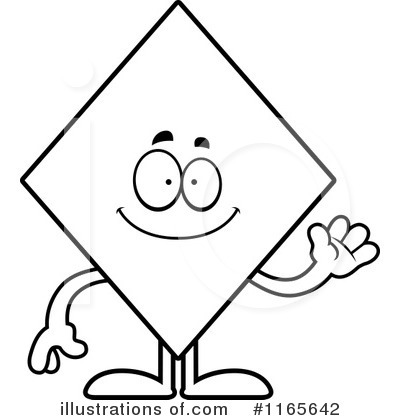 Detail Diamond Clipart Black And White Nomer 47