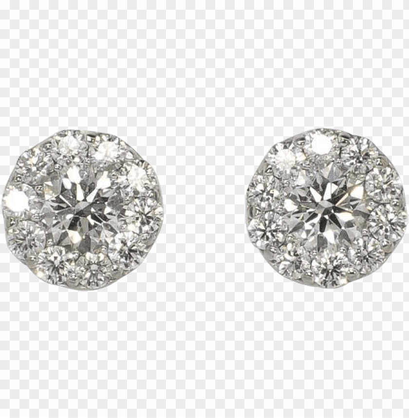 Detail Diamond Earrings Png Nomer 2