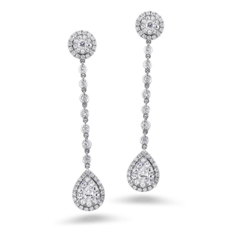 Detail Diamond Earrings Png Nomer 31