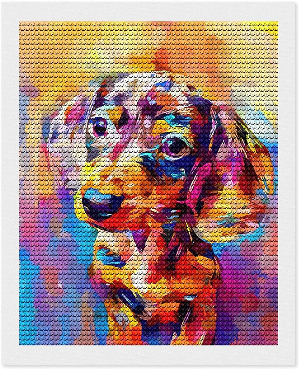 Detail Diamond Painting Dachshund Nomer 11