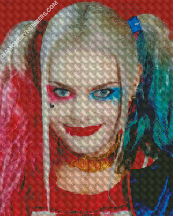 Detail Diamond Painting Harley Quinn Nomer 14