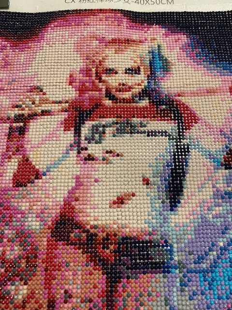 Detail Diamond Painting Harley Quinn Nomer 15