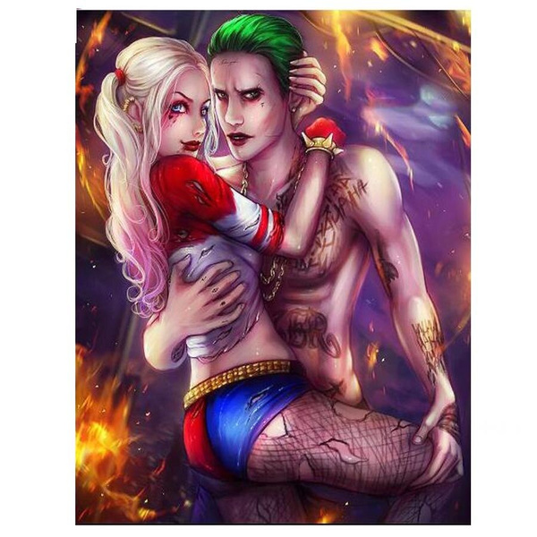 Detail Diamond Painting Harley Quinn Nomer 23