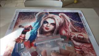 Detail Diamond Painting Harley Quinn Nomer 24