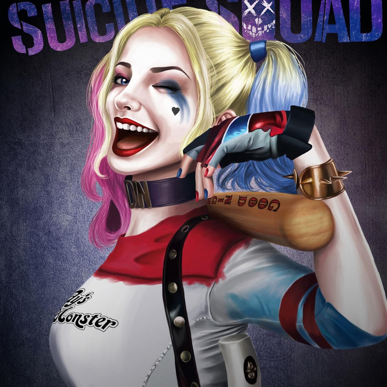 Detail Diamond Painting Harley Quinn Nomer 35