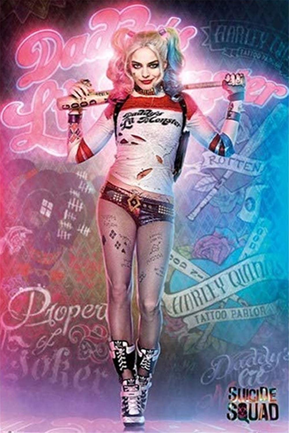 Detail Diamond Painting Harley Quinn Nomer 4