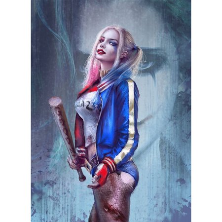 Detail Diamond Painting Harley Quinn Nomer 41