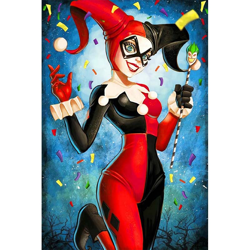 Detail Diamond Painting Harley Quinn Nomer 48