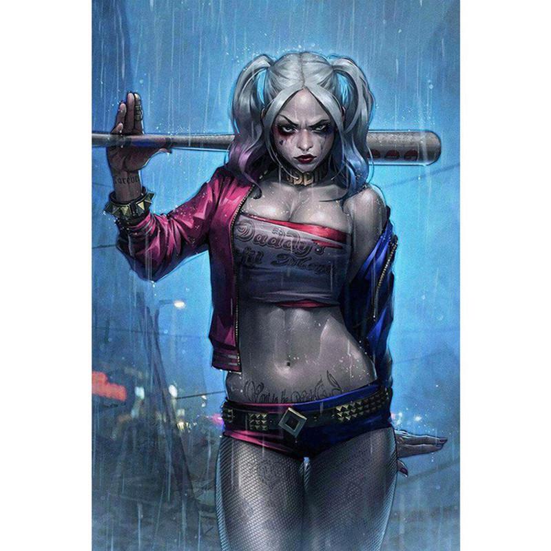 Detail Diamond Painting Harley Quinn Nomer 49