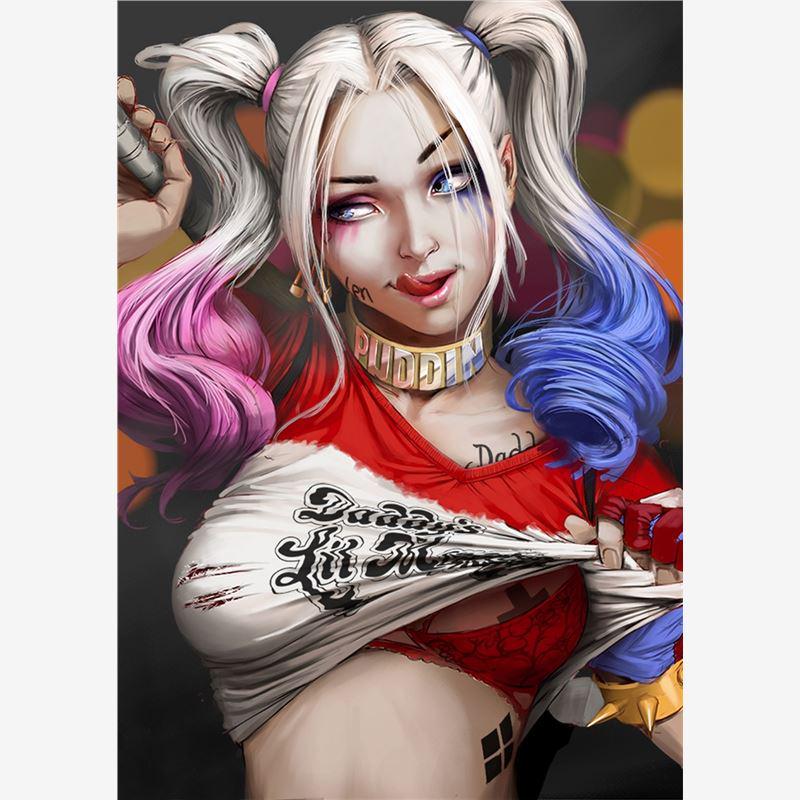 Detail Diamond Painting Harley Quinn Nomer 54