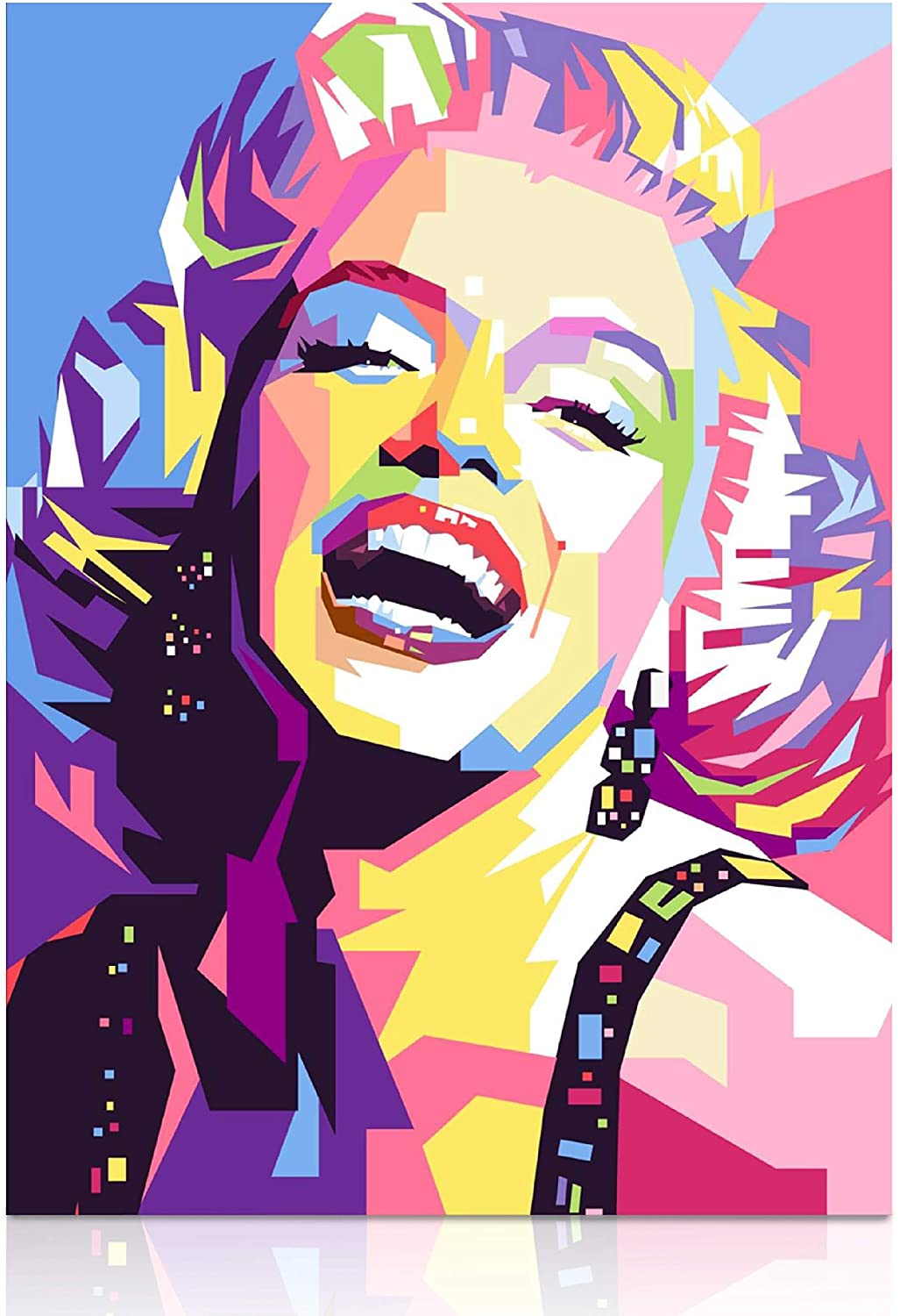 Detail Diamond Painting Marilyn Monroe Nomer 32