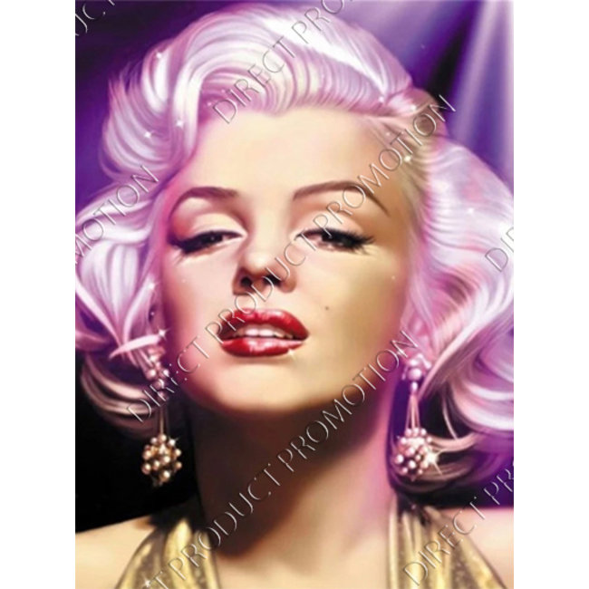 Detail Diamond Painting Marilyn Monroe Nomer 5