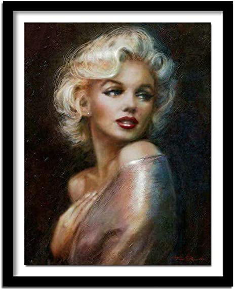 Detail Diamond Painting Marilyn Monroe Nomer 46