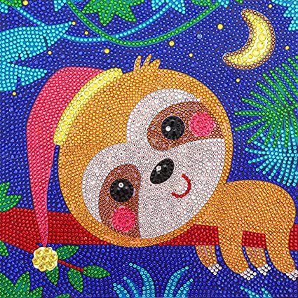 Detail Diamond Painting Sloth Nomer 12