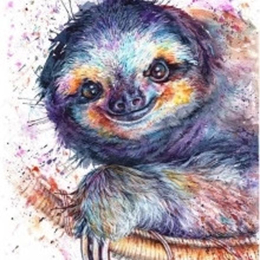 Detail Diamond Painting Sloth Nomer 6