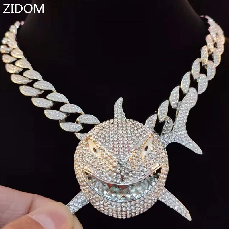 Detail Diamond Shark Necklace 69 Nomer 22