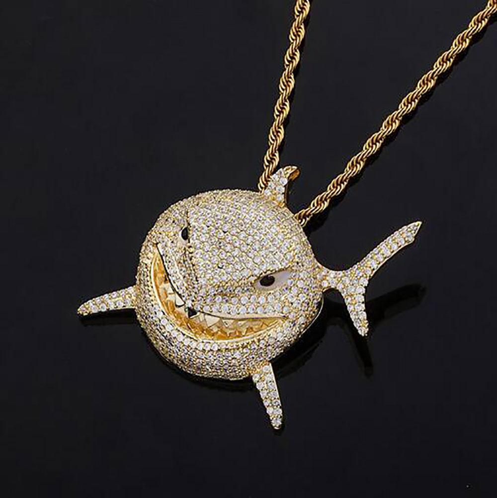 Detail Diamond Shark Necklace 69 Nomer 40